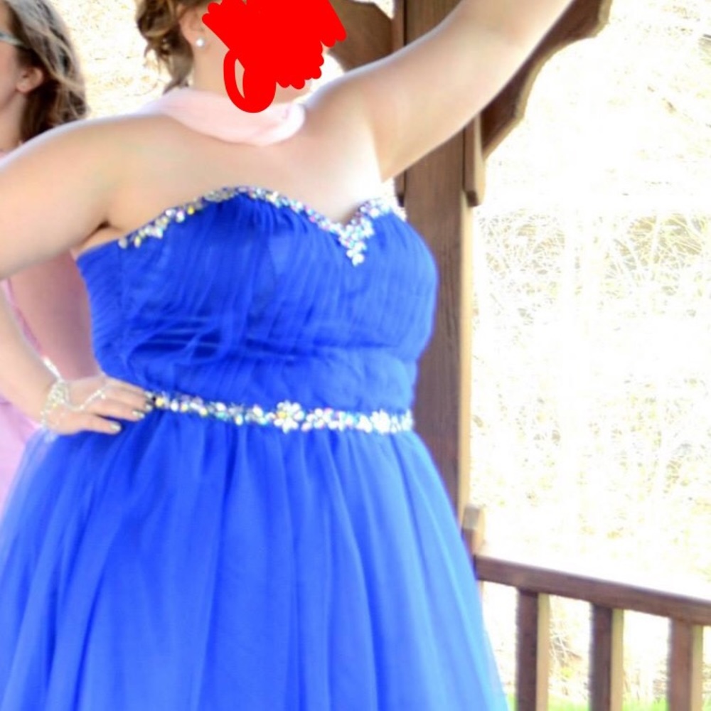 Plus size prom dress